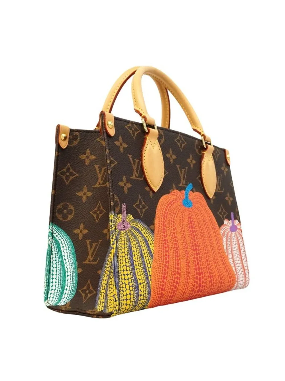 Louis Vuitton Monogram Pumpkin LV Xyk On The Go PM Brown Red 2-Way Bag